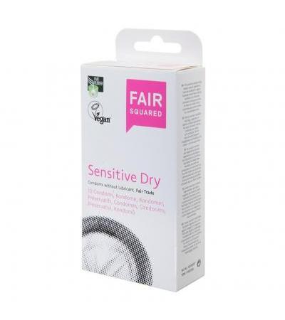 Презервативы FAIRSQUARED SENSITIVE DRY VEGAN 10 STK