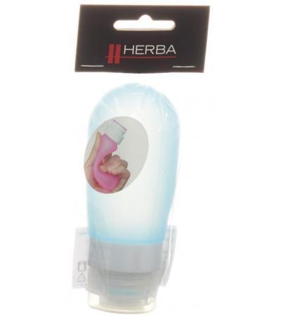 HERBA SILIKON REISEFLASCHE 80ML BLAU