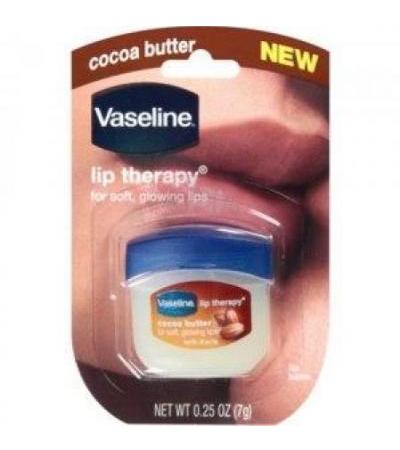 VASELINE LIP CARE MINI JAR COCOA BUTTER 7 G