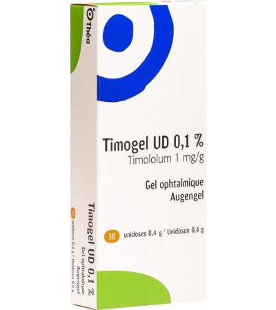 Timogel UD Augengel 0.1% 30 Monodosis 0.4g