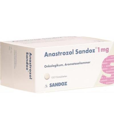 Anastrozol Sandoz Filmtabletten 1mg 100 Stück