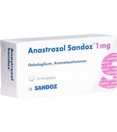 Anastrozol Sandoz Filmtabletten 1mg 30 Stück