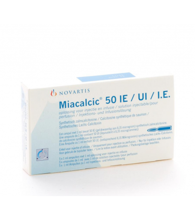 Miacalcic Injektionslösung 50 IE/ UI /I.E/ 5х1 ml Ampullen