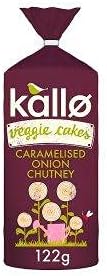 Овощные лепешки с карамелизованным луком от Kallo Foods, 122 г (упаковка из 6 штук)