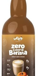 Кофейный сироп LoCCo без калорий со стевией – 0 калорий, без сахара, кето (со вкусом тыквенных специй) 1 л
