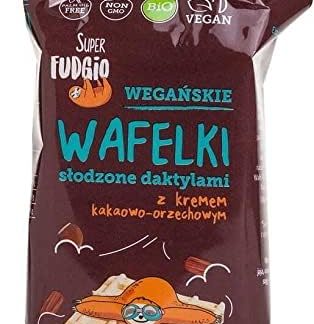 Вафли с какао и ореховым кремом, подслащенные органическими финиками (4 x 30 г) 120 г - ME GUSTO (SUPER FUDGIO)
