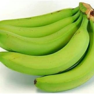 Свежие экзотические зеленые бананы для приготовления блюд из плантанов (1 x 1000 г) Фрукты и овощи