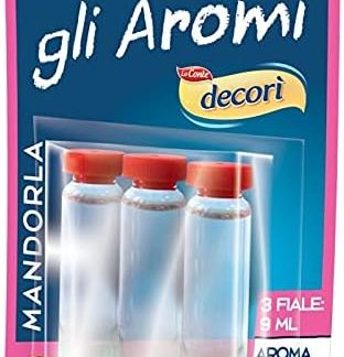 Украшено ароматизатором Amara Almond Aroma. - Коробка из 10 штук.