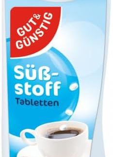 Gut & Süßstoff Süßstoff Süßstoff Таблетки 1200 дозатор 72г