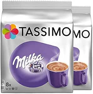 Tassimo Milka Special Какао, шоколад, капсулы, 2 штуки, 2 диска по 8 столовых ложек (16 порций)