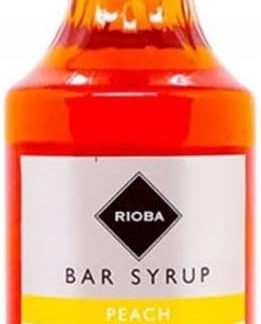 Персиковый сироп «Риоба», большой флакон, 700 мл.