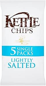 Чипсы Kettle Chips со вкусом слегка подсоленной хрустящей текстуры, мультиупаковка, 5 x 30 г