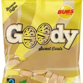 Конфеты Bubs Goody Sweet Ovals со вкусом банана и карамели, 2 упаковки по 90 г.
