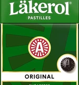 Оригинальные леденцы Cloetta Lakerol, 48 коробок по 25 г.