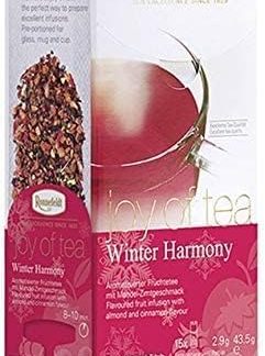 Чай Ronnefeldt Winter Harmony «Радость чая» – фруктовый чай с миндалем и корицей, 15 пакетиков, 43,5 г.