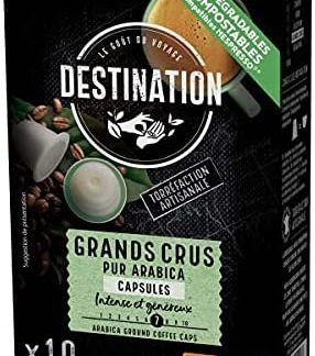 Биоразлагаемые капсулы Destination, чистый арабский органический продукт, 10 x 5,5 г, 60 г