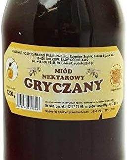 Нектарный мед из гречихи, 1200 г, семейная пасека «Судник».