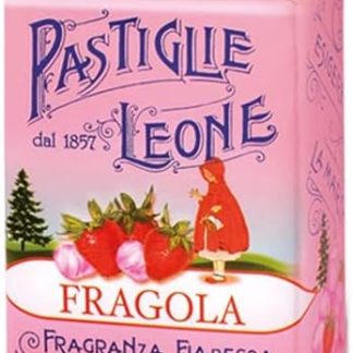 Leone Pastiglie Клубничные леденцы с ароматом сказки - 1 x 30 грамм Клубничные леденцы Leone Blocks