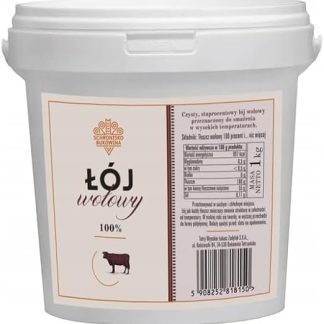 Говяжий жир 1 кг, 100% чистый говяжий жир, Bukowina Shelter