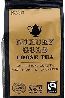 Роскошный рассыпной чай Marks & Spencer «Золотистый», 250 г (2 упаковки)