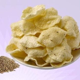 Рисовые пападам Earth Best, рисовые чипсы, 400 г, домашние, готовые к жарке, полезные и хрустящие.