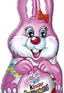 Детский шоколад Ferrero в виде пасхального кролика для девочек, количество: 75 г.