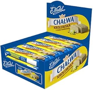 20 пакетиков королевской халвы с ванильным вкусом, 50 г, E.Wedel