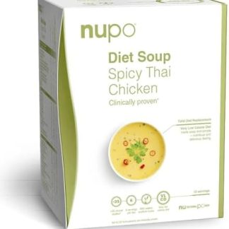 Острый тайский куриный суп NUPO Diet - Премиальная замена диетическому питанию для контроля веса | Клинически доказанная эффективность в управлении весом | 12 порций без ГМО