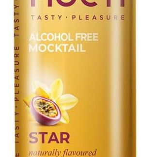 Безалкогольный коктейль MOCTI Star с натуральными ароматами маракуйи, манго и ванили, 250 мл.