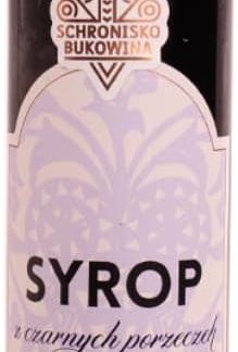 Schronisko Bukowina Сироп из черной смородины, 250 мл, натуральный сок черной смородины 50%, без консервантов