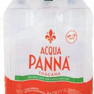 Минеральная вода Acqua Panna, 1,5 литра, Италия, негазированная, упаковка.