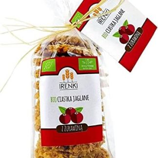 Печенье из проса с клюквой, без глютена, органическое, 150 г - IRENKI