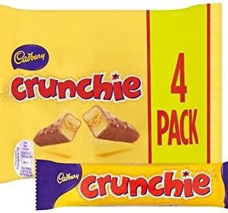 Набор Cadbury Crunchie, 4 упаковки по 32 г.