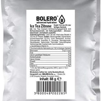 Bolero Drinks ICE TEA Getränkepulver, 88 г Beutel (Ледяной чай Цитрон)