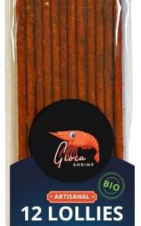 Набор из 12 органических леденцов с паприкой для аквариумных креветок.