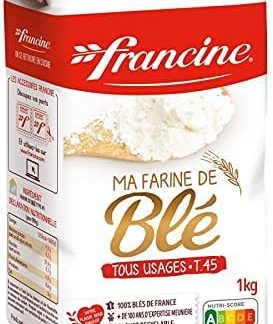 Пшеничная мука Francinine, размер 45, 1 кг, упаковка из 4 штук.