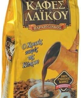 Кипрский греческий традиционный молотый кофе Laiko Gold, 200 г.