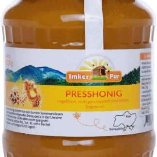 Мед ImkerPur, полученный традиционным способом непосредственно из сот, содержит пыльцу, пчелиный воск и другие натуральные ингредиенты.