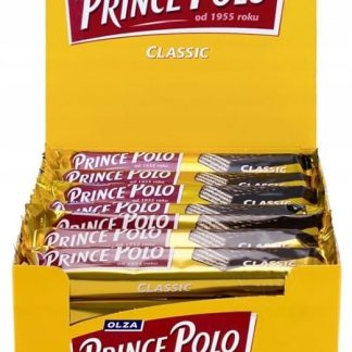21 батончик Prince Polo, по 17,5 г каждый, в семейной упаковке.