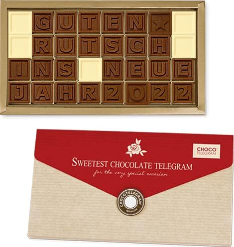 Guten Rutsch ins Neue Jahr 2022 - Новогодние пожелания с шоколадом | Подарок | Новый год | Мужчина | Женщина | Мальчик | 2022 год | Guten Rutsch | Девушка | Пожелания