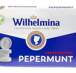 Fortuin Wilhelmina Pepermunt Vegan I Peppermint Taler из Нидерландов, 3 рулона по 40 г каждый.