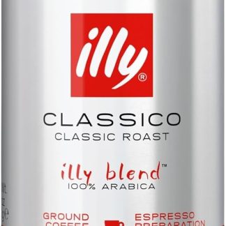 illy Classico, молотый кофе, средняя обжарка, 100% арабика, 250 г