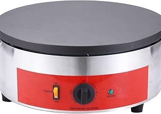 Профессиональная блинница, сковорода для блинов диаметром 16 дюймов, большая блинница с деревянной лопаткой и шпателем.