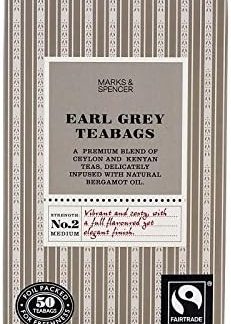 Чайные пакетики Эрл Грей от Marks & Spencer (упаковка из 2 штук)