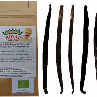 Органические стручки ванили, 6 штук, премиум-класса.