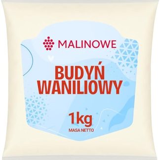 Порошок для малиново-ванильного пудинга 1 кг с ванильным ароматом, премиум-класса.