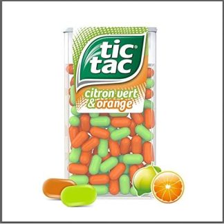 TIC TAC Duo, сладкий лимон и апельсин, 54 г, упаковка из 3 штук.