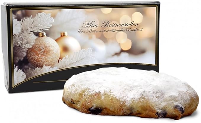 Backstube Sven Hennig 250 г ручной работы Оригинальный Дрезднер Кристстоллен в подарочной упаковке с мотивом Каналетто Дрезден