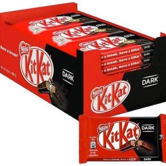 Шоколадные палочки Kit Kat Dark Four Fingers, 45 г (упаковка из 24 штук)