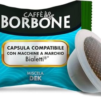 Кофе без кофеина Caffè Borbone - 100 капсул - совместим с кофемашинами Bialetti*